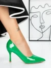 Pantofi Stiletto 3AXKK201 GREEN | MEI