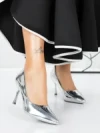 Pantofi Stiletto 3AXKK201 SILVER | MEI