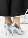 Pantofi Stiletto 3AXKK201 SILVER | MEI