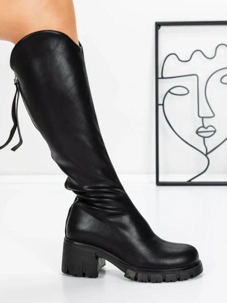 Cizme Dama 3WL15 Negru » MeiShop.Ro