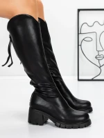 Cizme Dama 3WL15 Negru » MeiShop.Ro