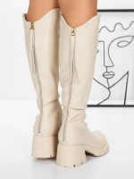 Cizme Dama 3WL15 Bej » MeiShop.Ro