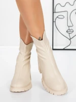 Ghete Dama 3WL16 Bej » MeiShop.Ro