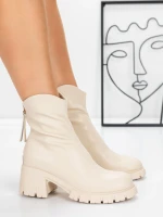 Ghete Dama 3WL16 Bej » MeiShop.Ro