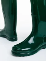 Cizme dama verzi din cauciuc Flaviana