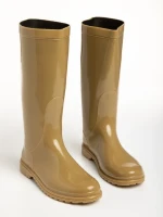 Cizme copii bej din cauciuc Gaila