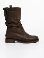 Cizme dama maro din piele ecologica Harika