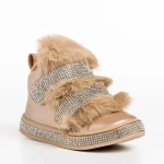 Cizme copii aurii din piele ecologica Taffy