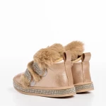 Cizme copii aurii din piele ecologica Taffy