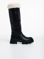 Cizme dama megre din piele ecologica Rhosyn