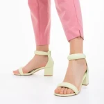 Sandale dama verzi din piele ecologica Robyn