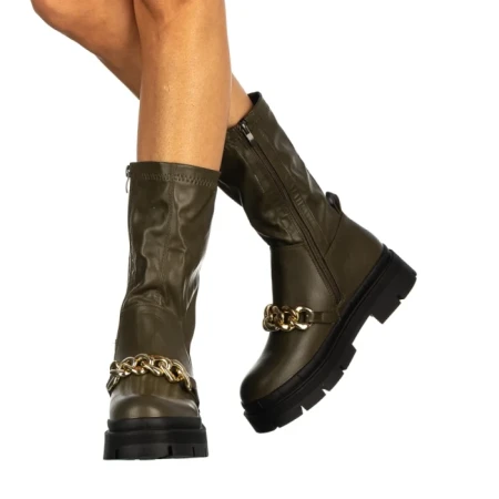 Cizme dama Annabel verzi