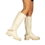 Cizme dama Basma bej