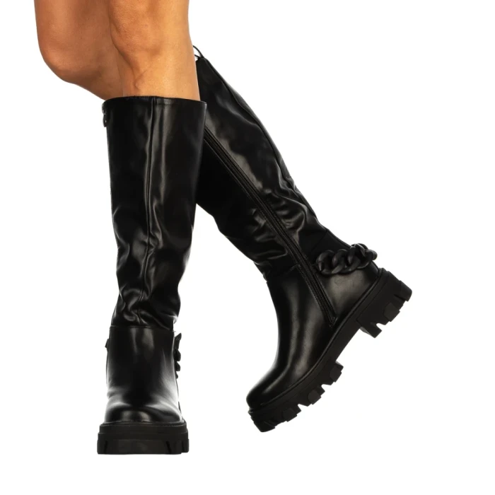 Cizme dama Basma negre