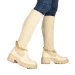 Cizme dama Catlin bej