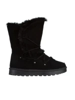 Cizme dama negre din material textil Phyllis