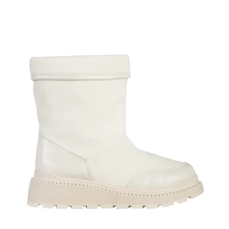 Cizme dama bej din piele ecologica Rima