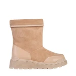 Cizme dama roz din piele ecologica Rima