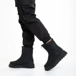 Cizme dama negre din piele ecologica Lilith