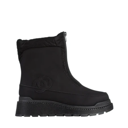 Cizme dama negre din piele ecologica Lilith