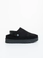 Papuci dama negri din material textil  Luara