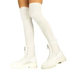 Ghete dama Camille albe