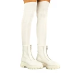 Ghete dama Camille albe