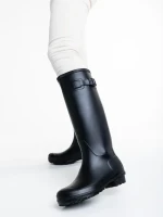 Cizme dama negre din cauciuc Celinda