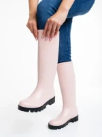 Cizme dama roz din cauciuc Damira