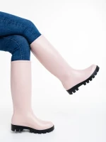 Cizme dama roz din cauciuc Damira