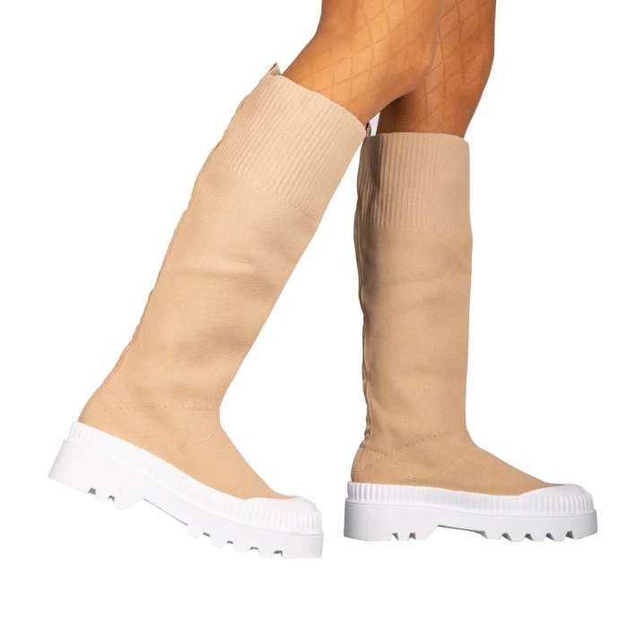 Cizme dama Silvira camel