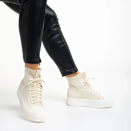 Pantofi sport dama Serip bej