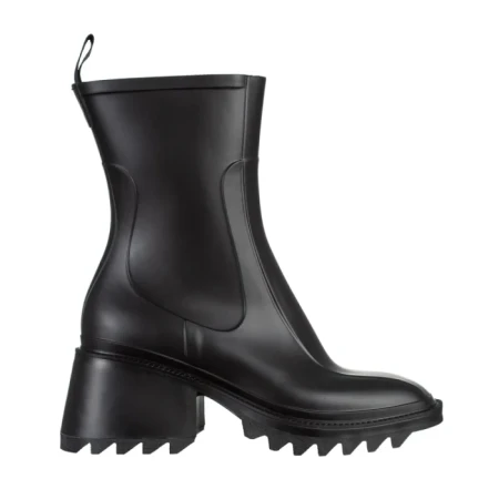 Cizme dama negre din material sintetic Sumeya