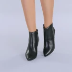 Botine dama piele Tamia negre