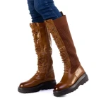 Cizme dama Elidia camel