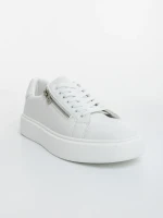Pantofi sport barbati albi din piele ecologica Aslan