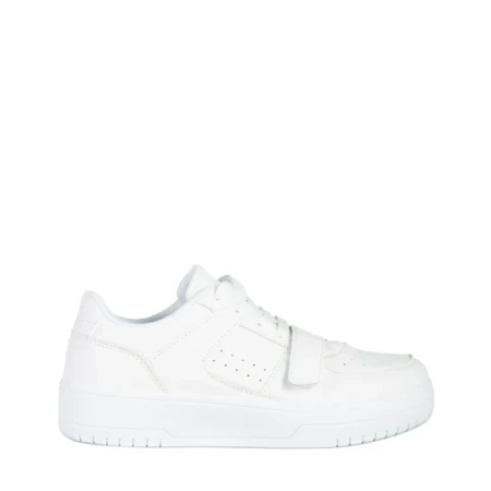 Pantofi sport dama albi din piele ecologica Sonal