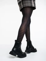 Ghete dama negre din piele ecologica Hanieh