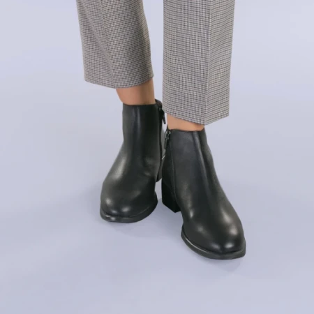 Botine dama piele Costa negre