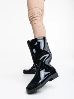 Cizme dama negre din cauciuc Keilantra