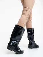 Cizme dama negre din cauciuc Keilantra