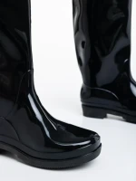 Cizme dama negre din cauciuc Keilantra