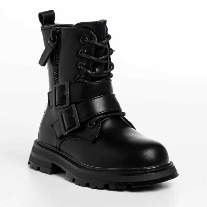 Ghete copii negre din piele ecologica Venecia