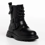 Ghete copii negre din piele ecologica Venecia