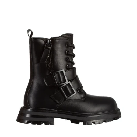 Ghete copii negre din piele ecologica Venecia