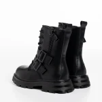 Ghete copii negre din piele ecologica Venecia