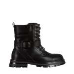 Ghete copii negre cu argintiu din piele ecologica Suprina