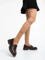 Mocasini dama maro din piele ecologica Dorrin