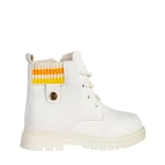 Cizme copii bej din piele ecologica Delina