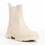 Cizme dama bej din piele ecologica Vashti